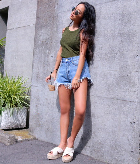 ダメージ加工ニットタンクトップ Anap レディースファッション通販anapオンライン