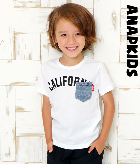 Californiaロゴデニムポケットtシャツ Anap Kids レディースファッション通販anapオンライン
