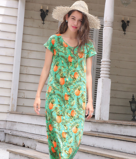 パイナップルマキシワンピース ワンピース ドレス ロングワンピ マキシ丈ワンピース Anap Mimpi レディースファッション通販anapオンライン