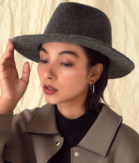 モッサー中折れハット ファッション雑貨 ハット キャップ ニット帽 キャスケット ベレー帽 Alluge レディースファッション 通販anapオンライン