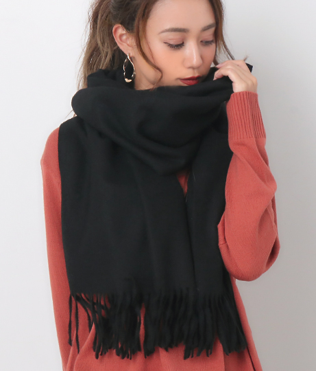 カシミヤタッチ大判ストール ファッション雑貨 マフラー ストール スヌード スカーフ Chille レディースファッション 通販anapオンライン