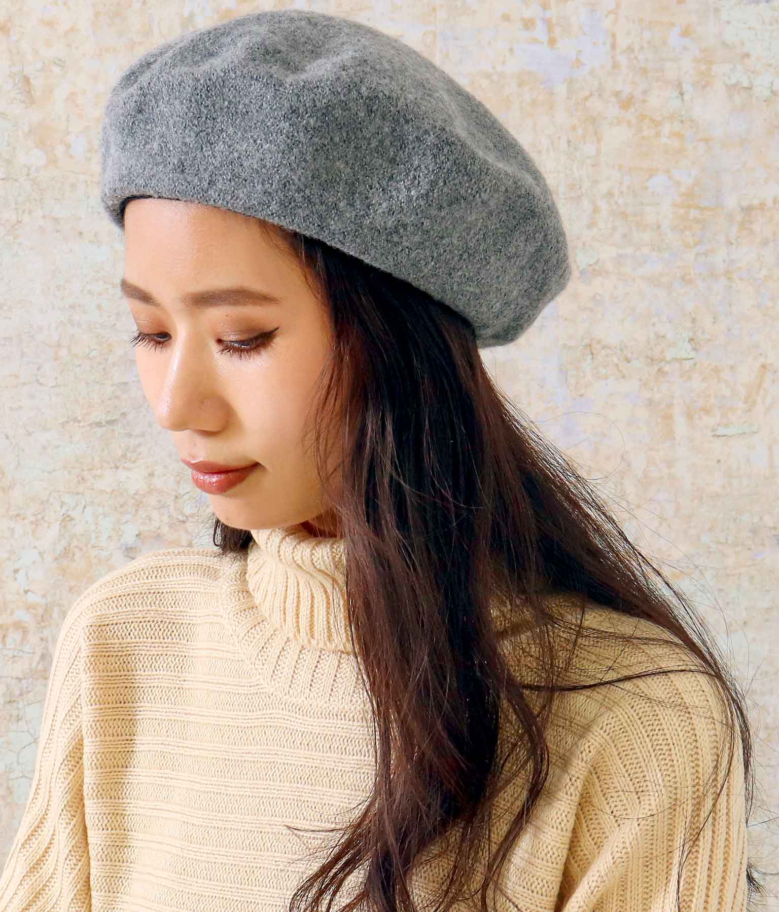ウールタッチベレー帽 ファッション雑貨 ハット キャップ ニット帽 キャスケット ベレー帽 Anap レディースファッション通販anapオンライン