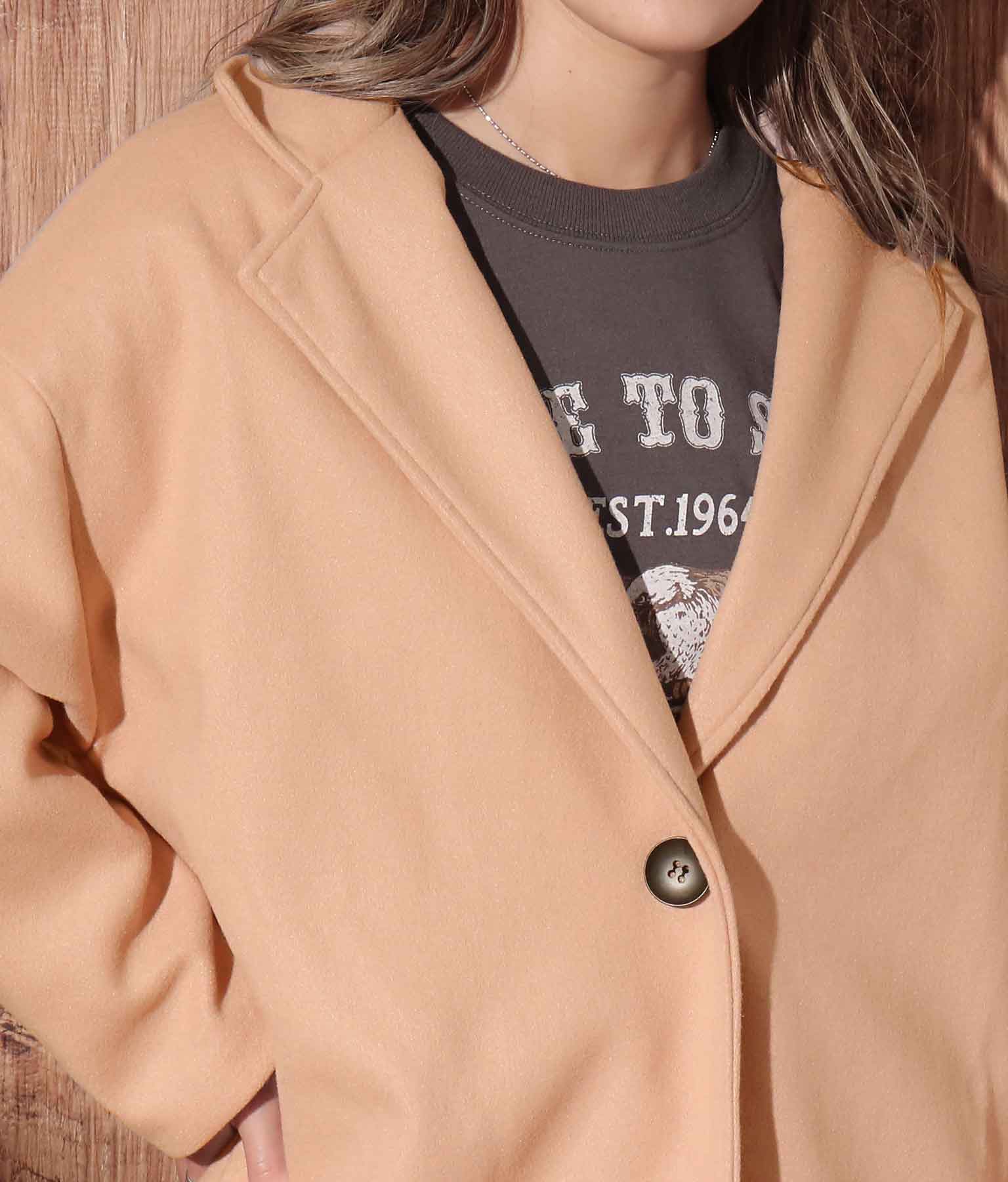 シングルボタンロングチェスターコート アウター コート ジャケット コート トレンチコート ロングコート Anap Mimpi レディースファッション通販anapオンライン