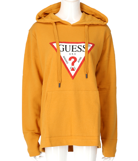 guess yellow sweatshirt