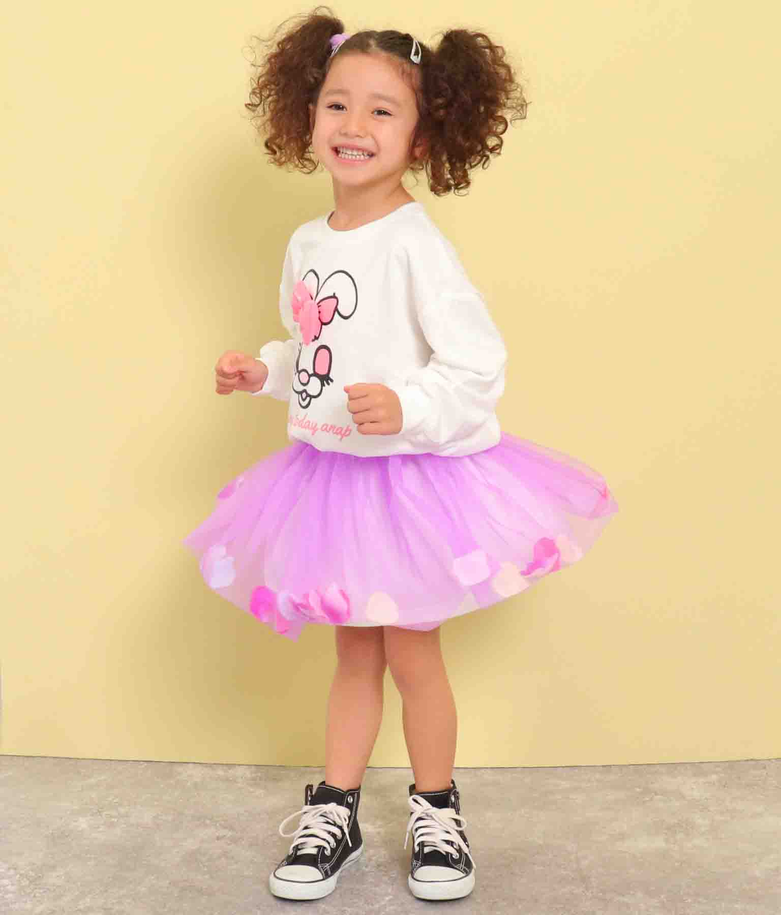 花びらラメチュールスカート ボトムス パンツ スカート Anap Kids レディースファッション通販anapオンライン