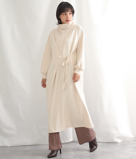 オフタートルネックワンピース ワンピース ドレス ロングワンピ Alluge レディースファッション通販anapオンライン