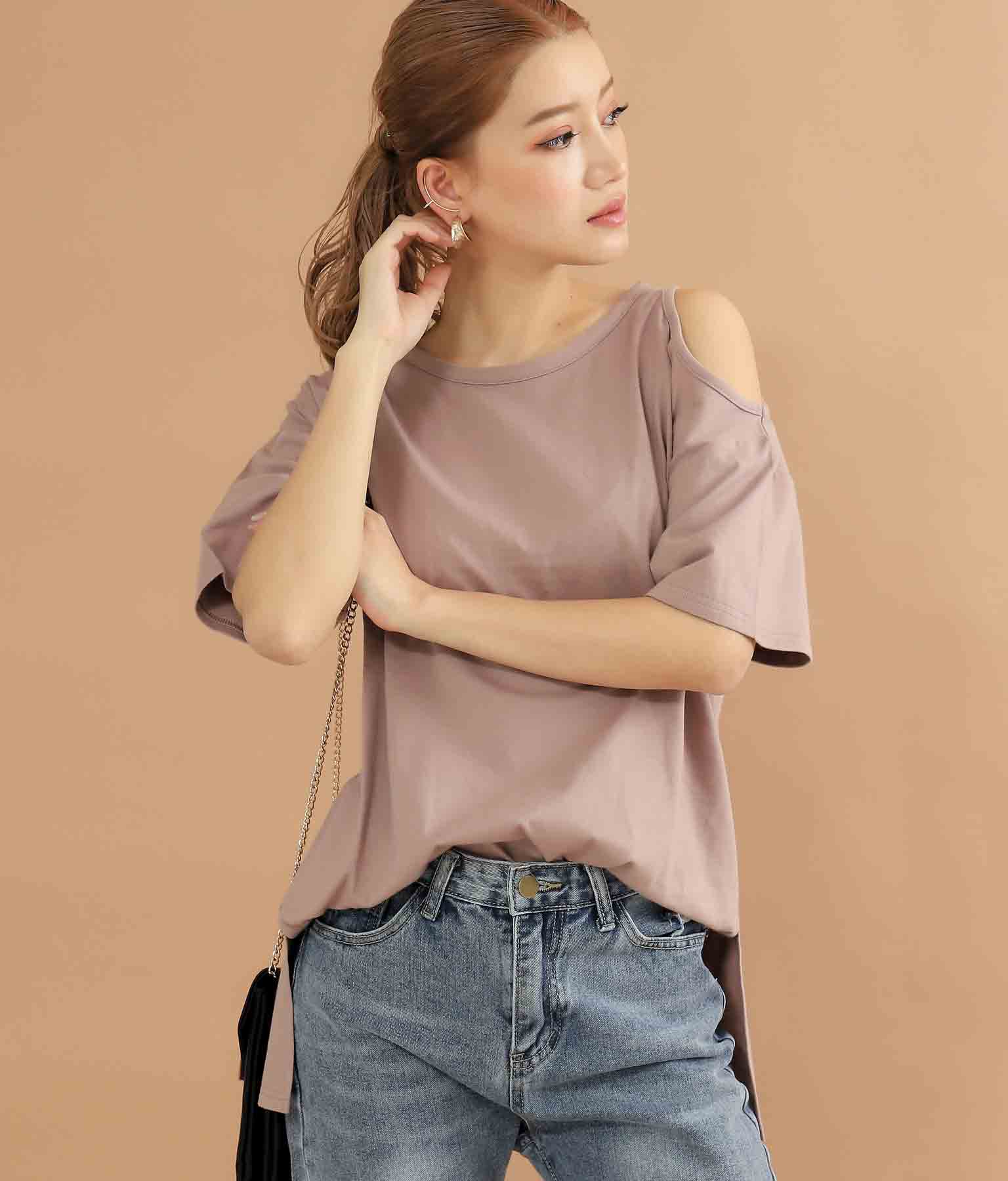 anap オープンショルダーTシャツ