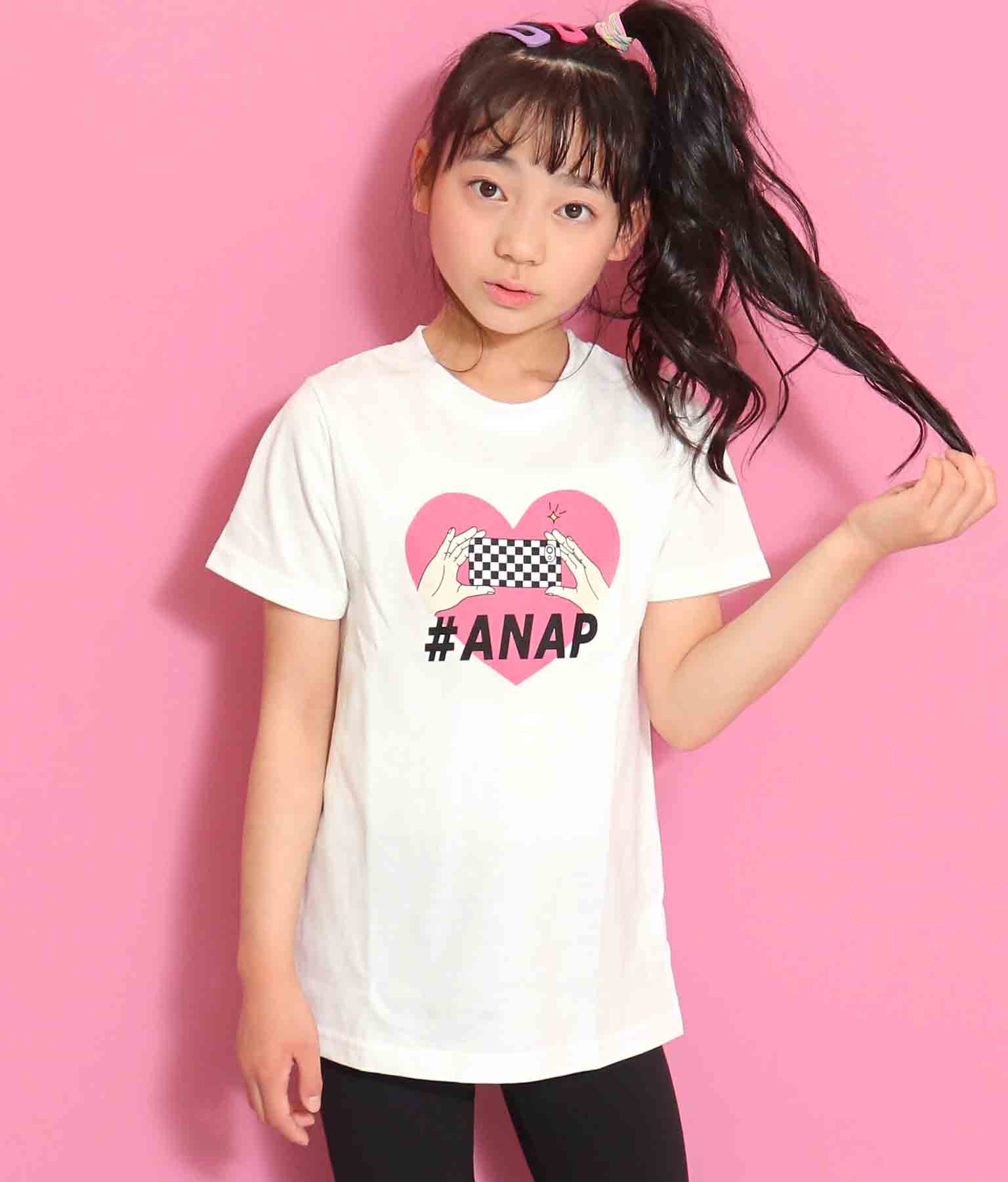 バック斜め切替チュニック(トップス/Tシャツ・チュニック) | ANAP KIDS