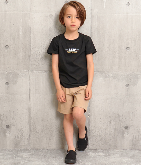 箔ボックスプリントTシャツ(トップス/Tシャツ) | ANAP KIDS