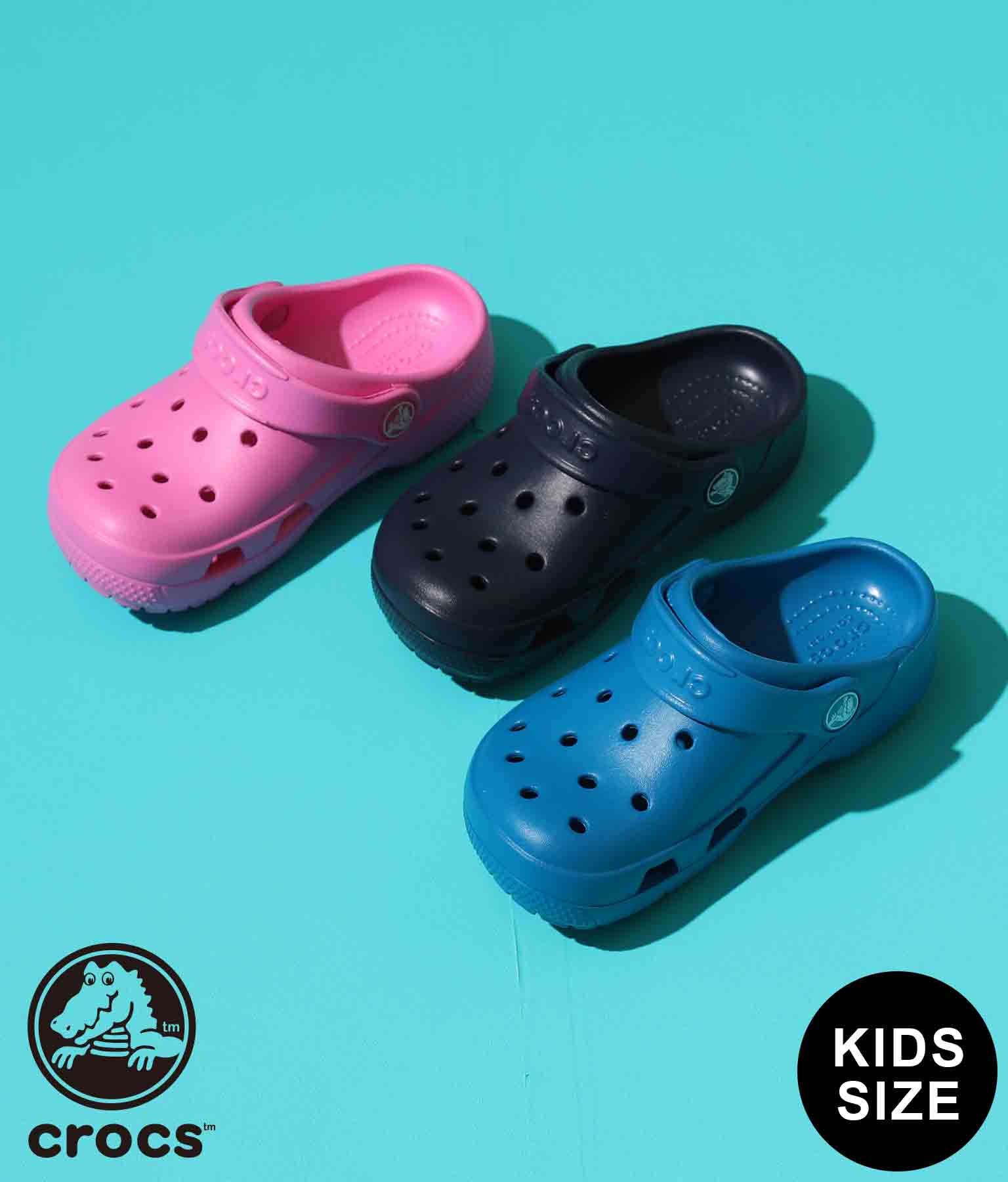 kids size 2 crocs