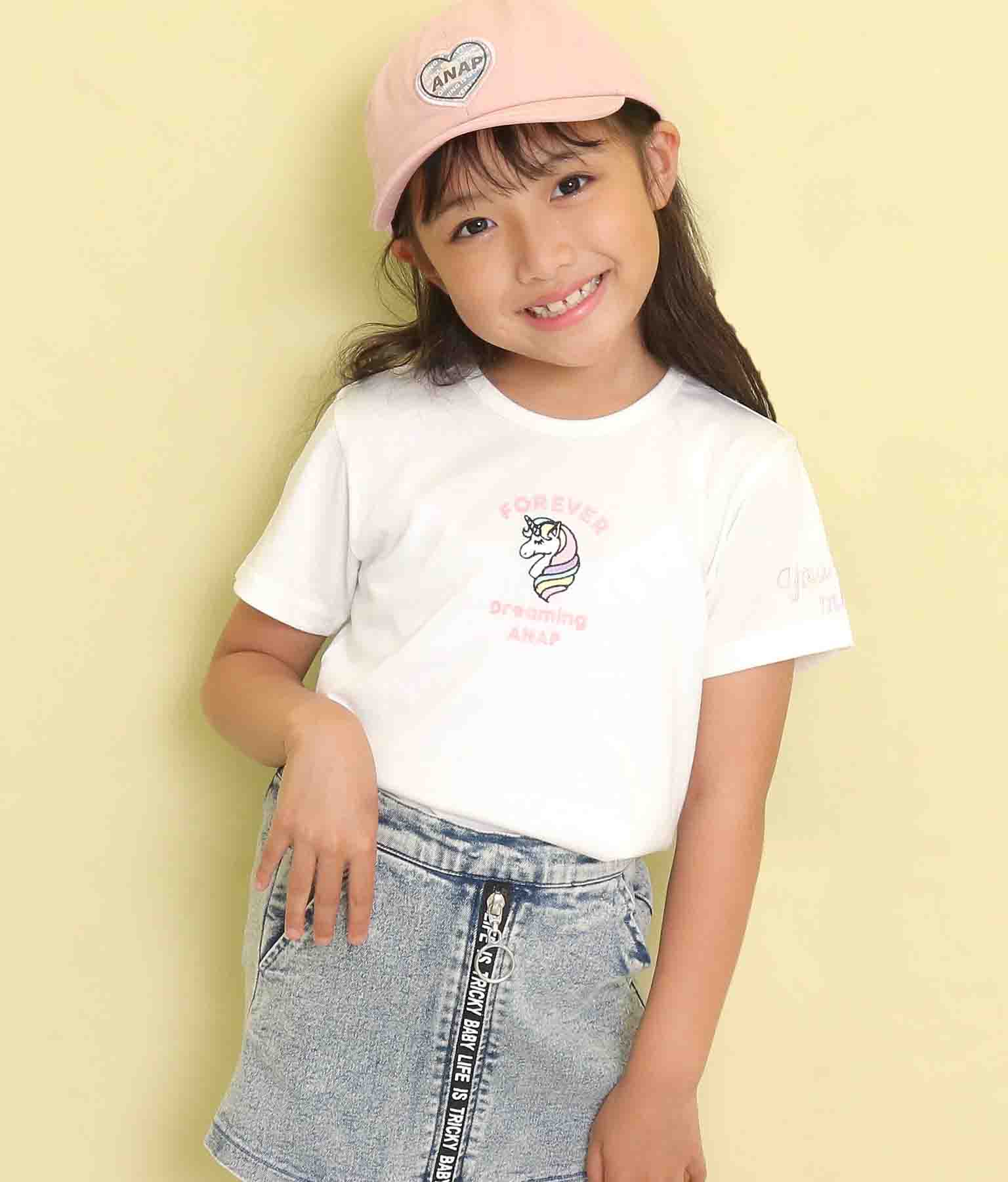 ユニコーン刺繍Tシャツ(トップス/Tシャツ) | ANAP KIDS