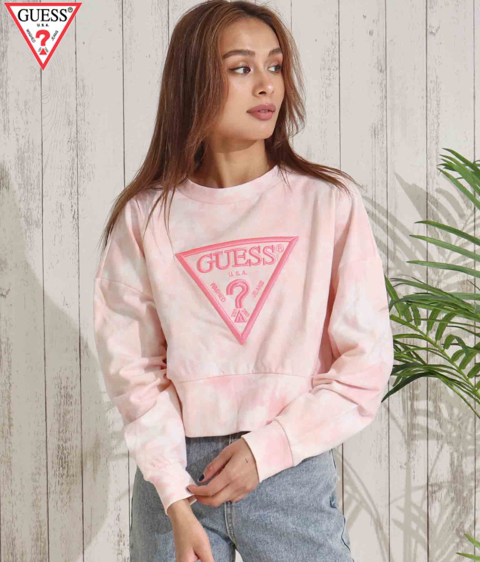 Guess Mirtilla Fleece トップス スウェット トレーナー Guess レディースファッション通販anapオンライン