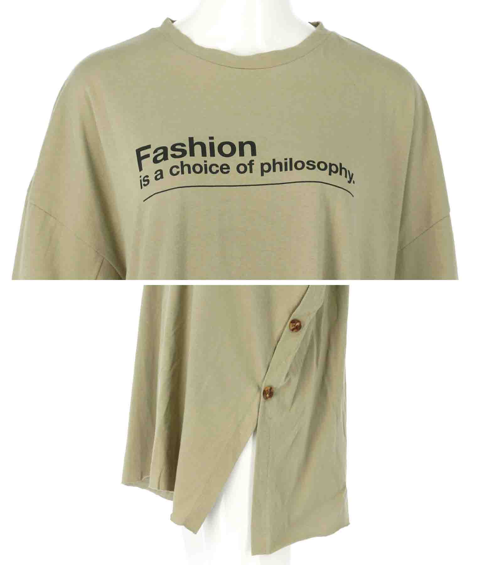 サイドベッコウボタン×スリットTシャツ(トップス/Tシャツ) | ANAP