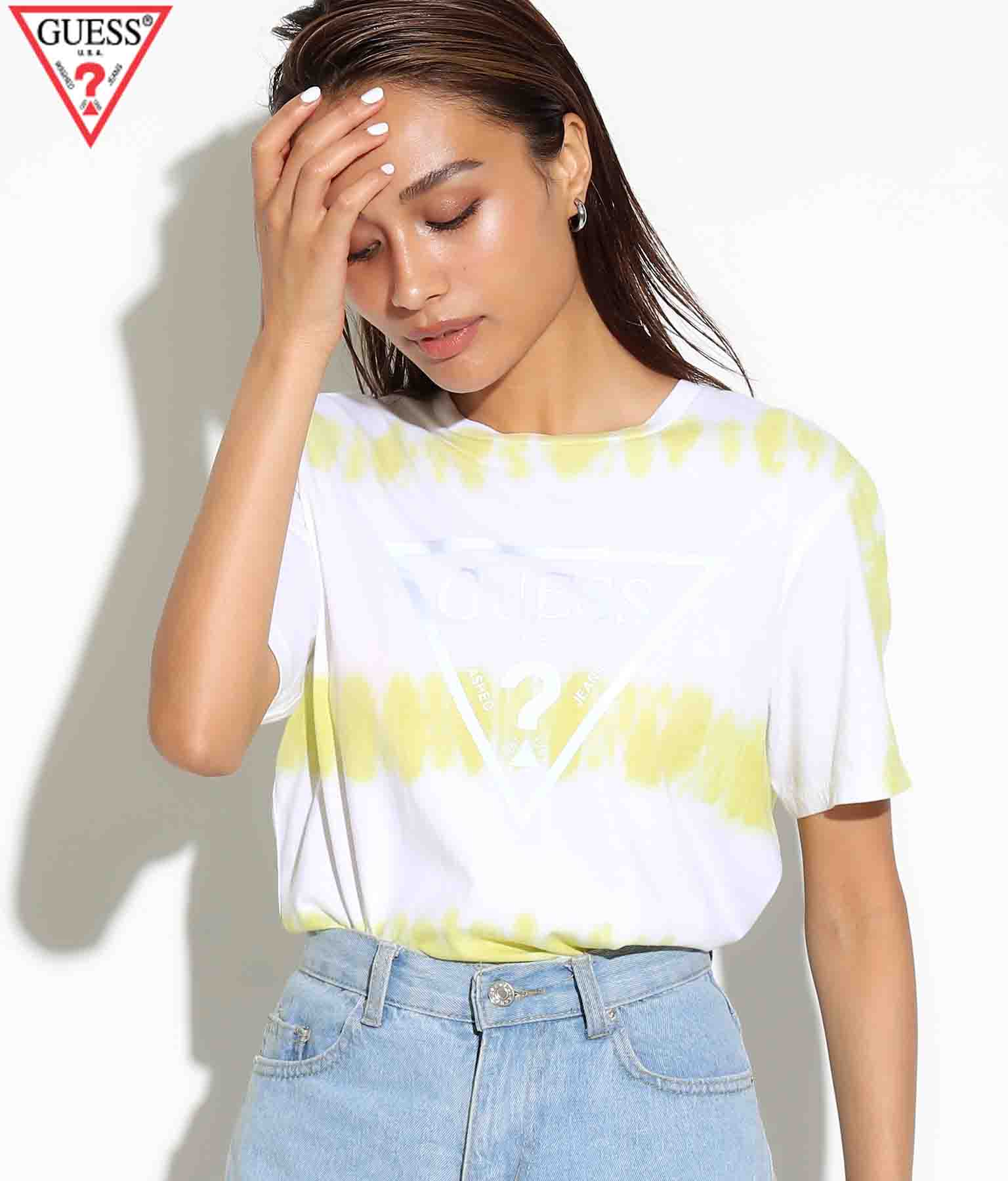 GUESS SS BSC REFLECTIVE LOGO CREW