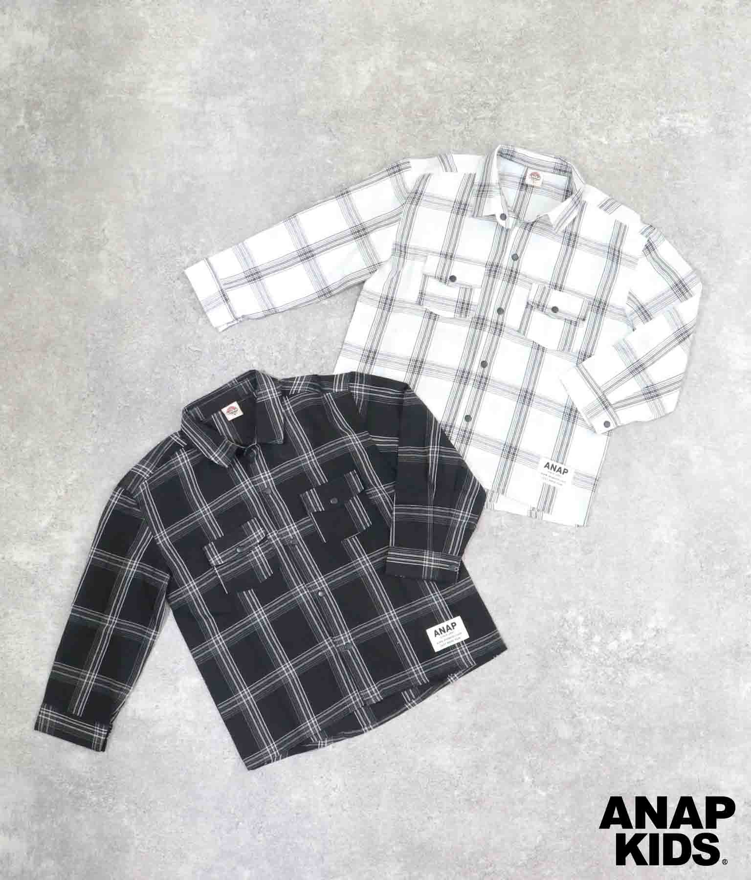 チェックシャツ トップス チェックシャツ シャツ ブラウス Anap Kids レディースファッション通販anapオンライン