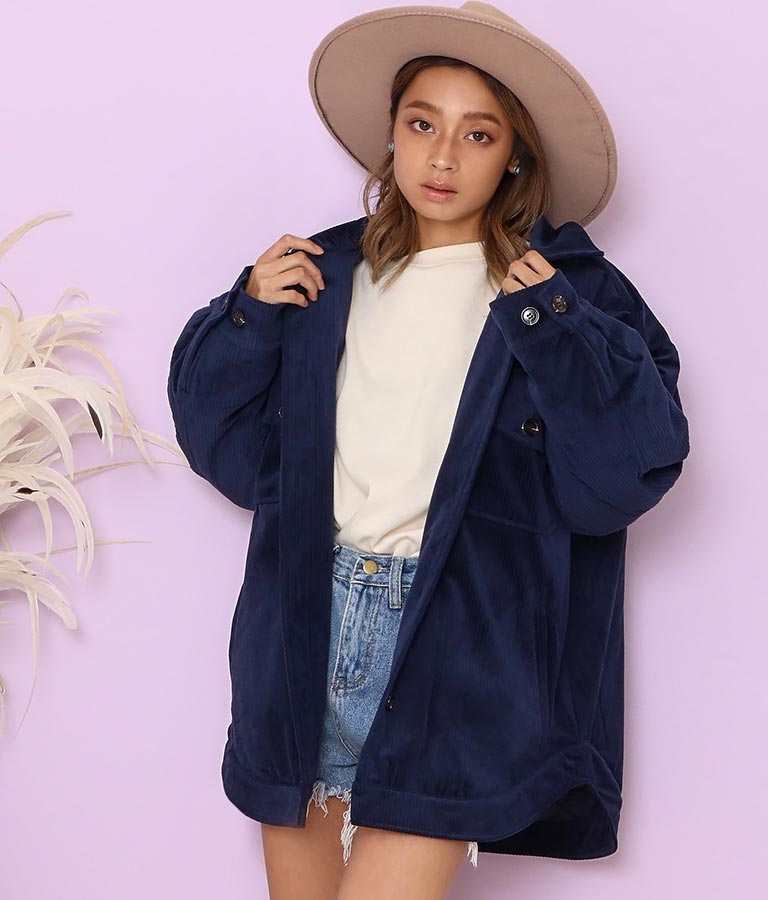 コーデュロイ中綿ジャケット アウター コート ジャケット ボアジャケット Anap Mimpi レディース ファッション通販anapオンライン