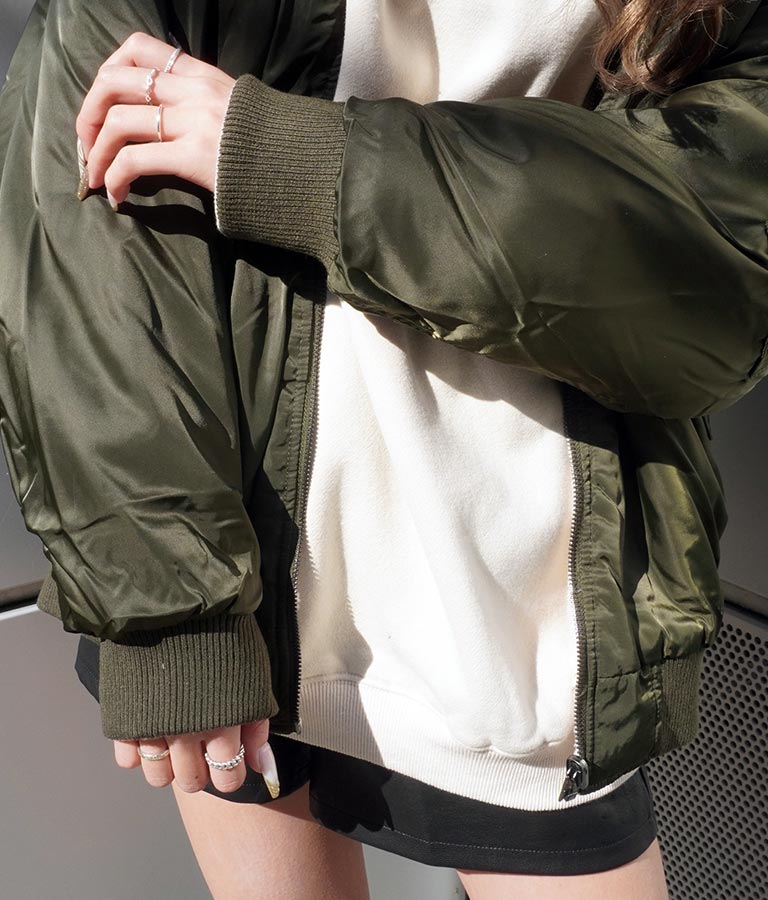 裏ボアリバーシブルロングma 1 アウター コート ジャケット ジャケット ブルゾン Anap レディースファッション通販anapオンライン