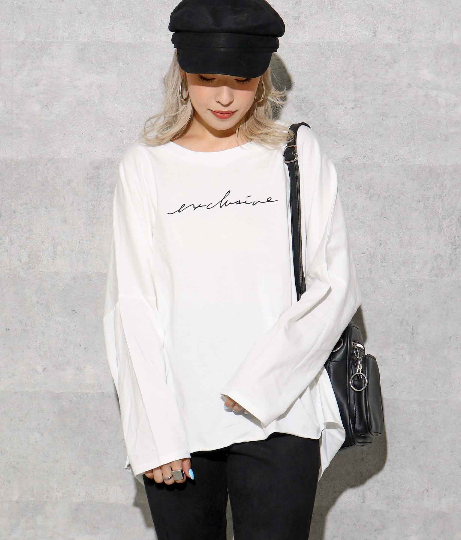 ANAP バックスリットプリントロンT