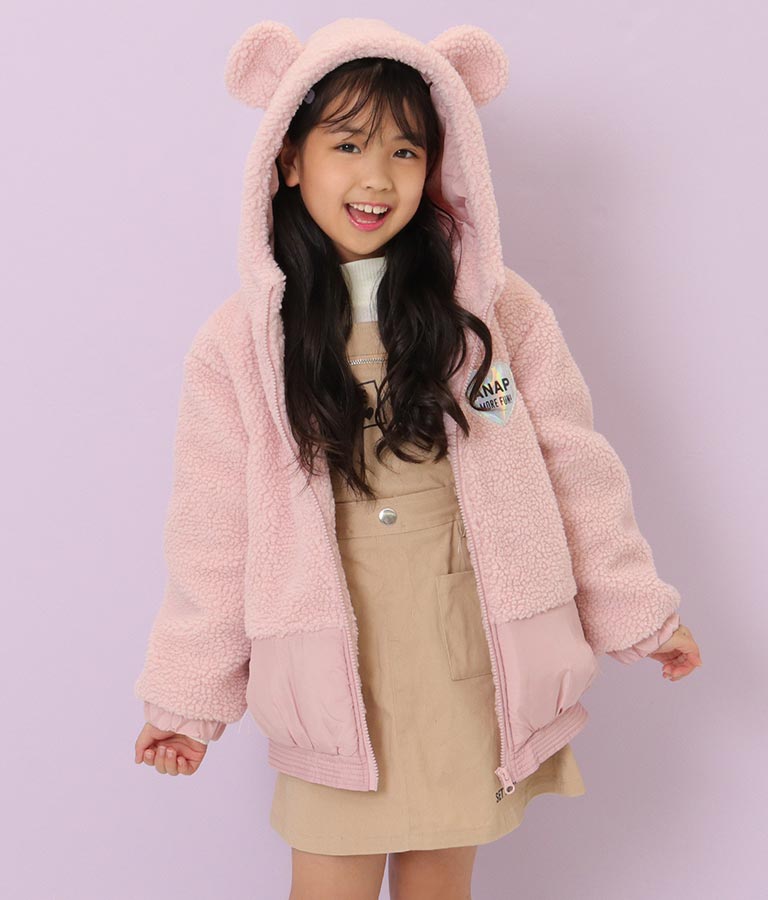 クマ耳シープボア中綿コート アウター コート ジャケット ボアジャケット Anap Kids レディースファッション通販anapオンライン