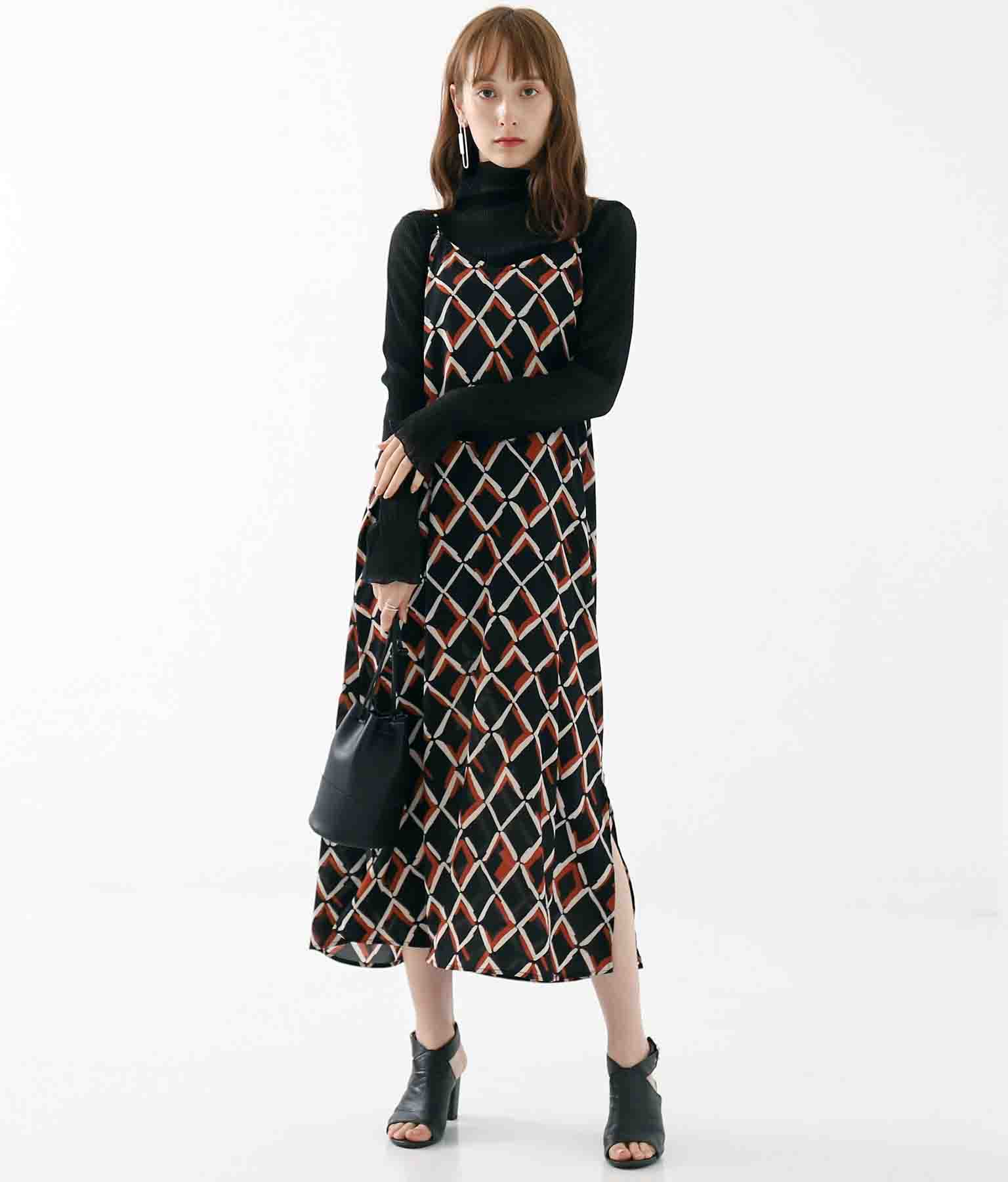 ヴィンテージライクキャミソールワンピースコーディネート コーディネート レディースファッション通販anapオンライン