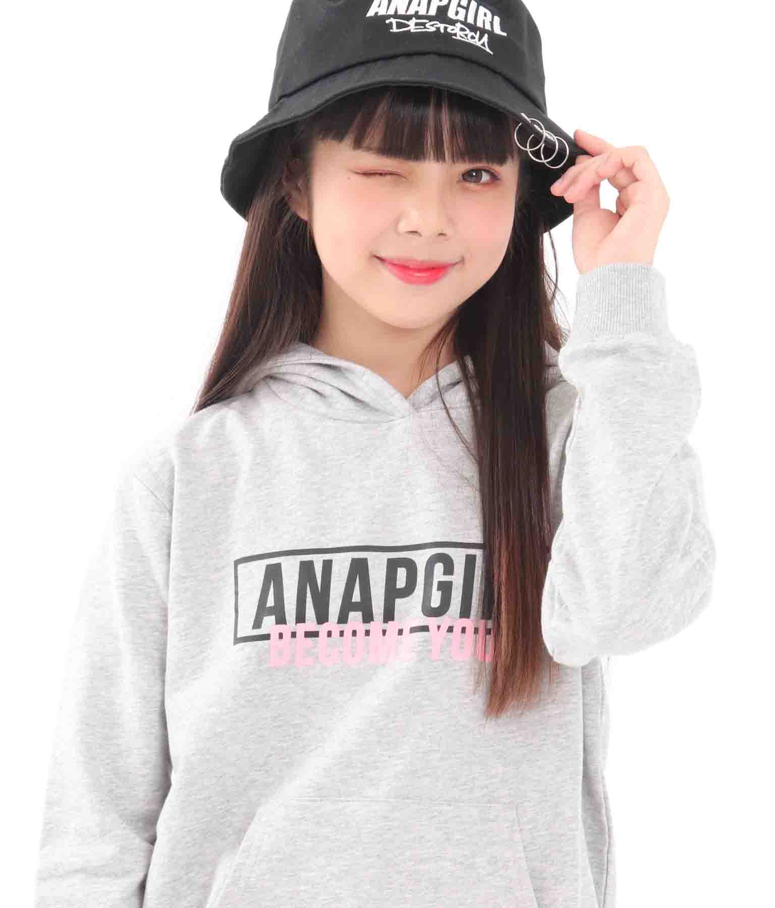 ボックスロゴフーディーワンピース ワンピース ドレス ミニワンピ Anap Girl レディースファッション通販anapオンライン