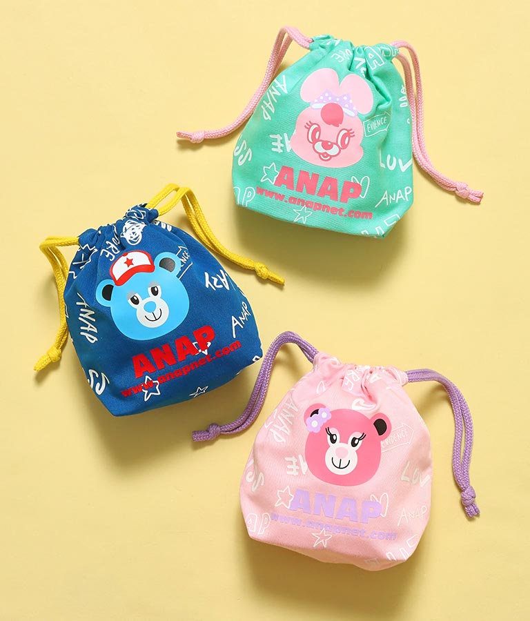 キャラクター巾着 ファッション雑貨 ポーチ Anap Kids レディースファッション通販anapオンライン