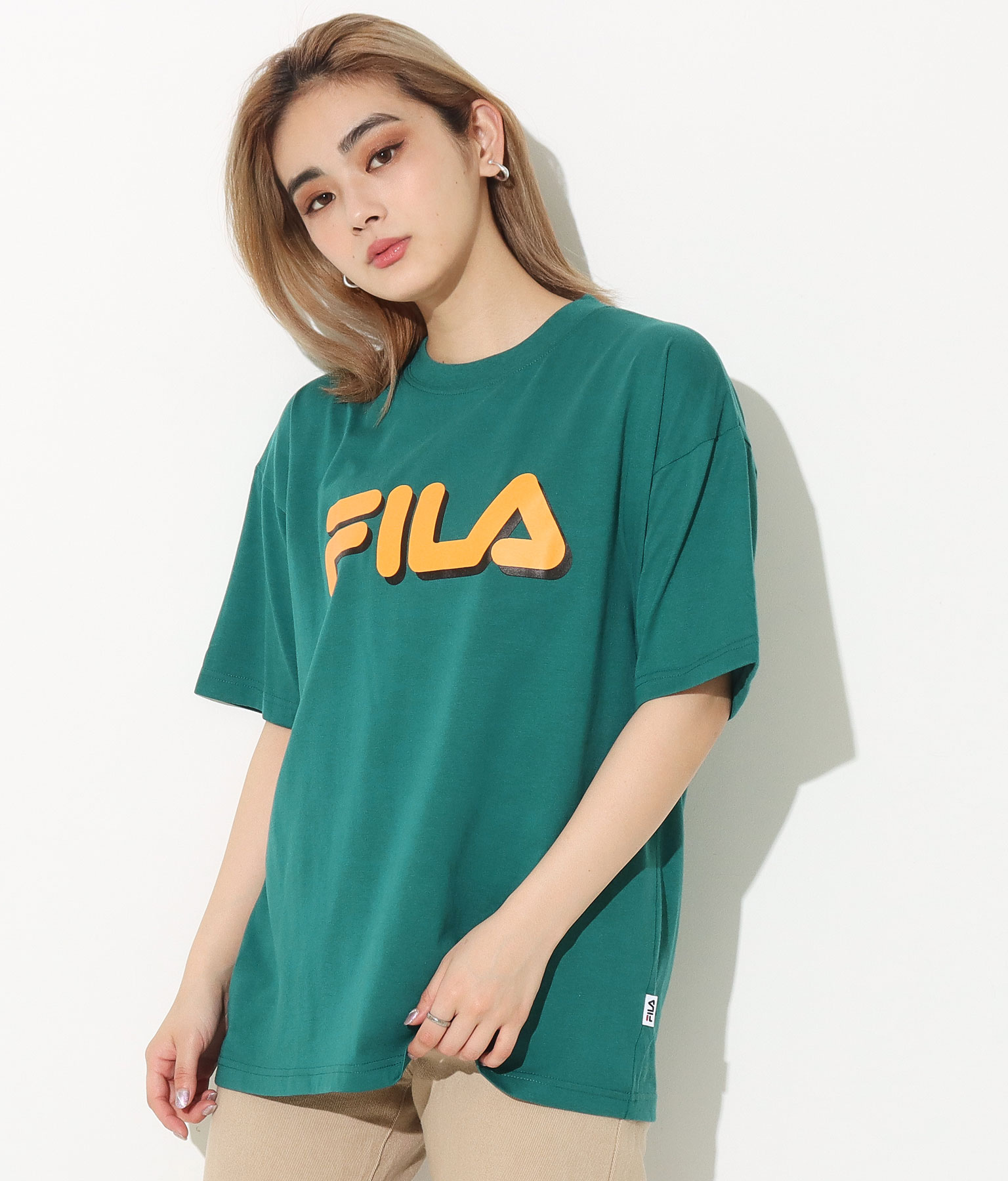 7周年記念イベントが FILA Tシャツ 水色 Mサイズ