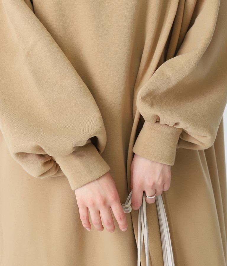 裏起毛ハイネックスリットワンピース ワンピース ドレス ロングワンピ Alluge レディースファッション通販anapオンライン