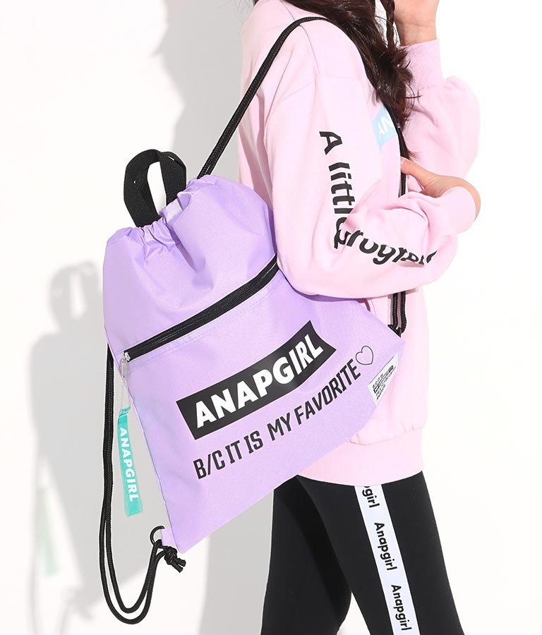 テープ付ナップサック バッグ 鞄 小物 バックパック リュック Anap Girl レディースファッション通販anapオンライン