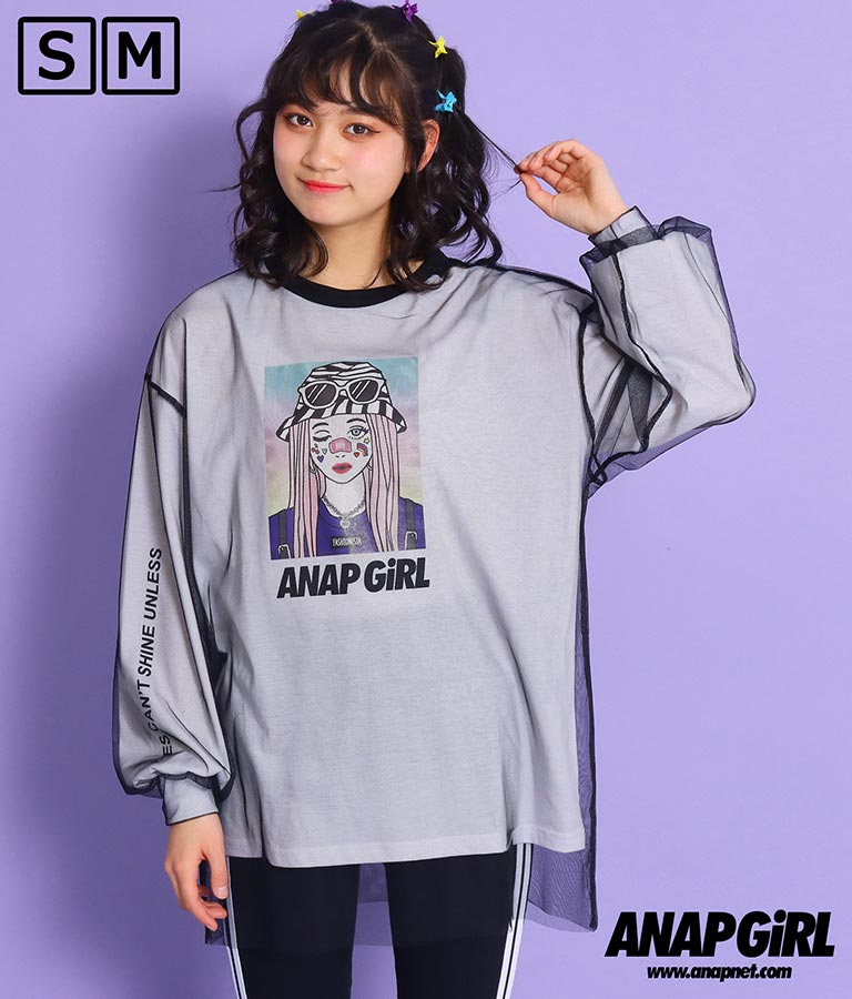 ファッショニスタチュール重ねロンt トップス Tシャツ Anap Girl レディースファッション通販anapオンライン