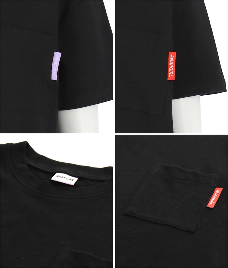 ポケット付&ボックスロゴTシャツ2枚セット(トップス/Tシャツ) | ANAP GiRL