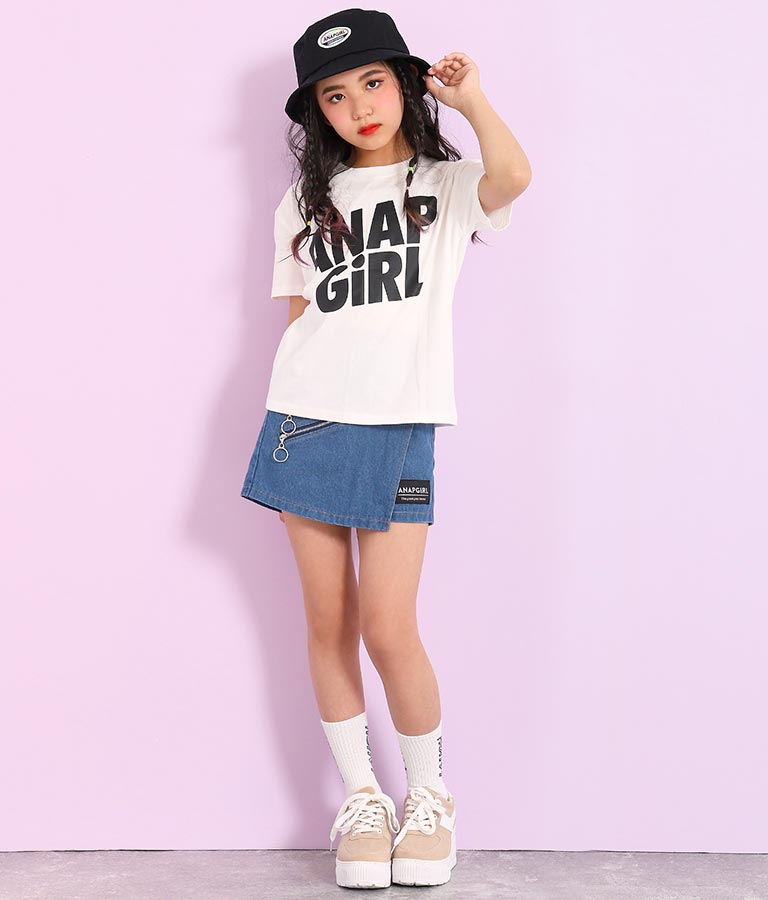 ビッグロゴ&スモールロゴTシャツ2枚セット(トップス/Tシャツ) | ANAP GiRL