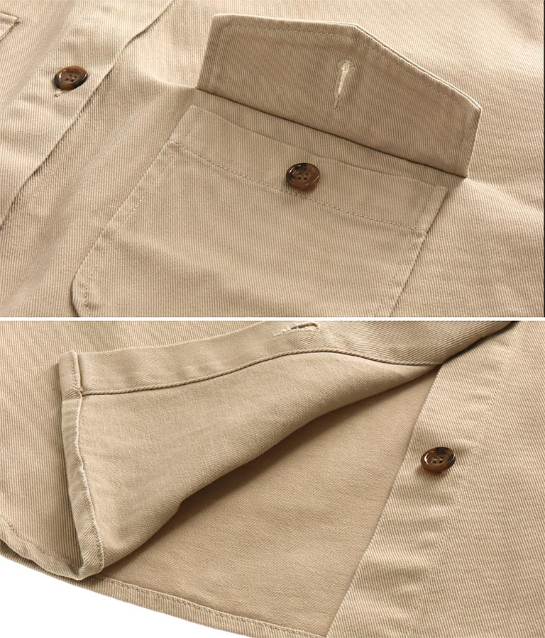 ツイルスタンドカラービッグシャツジャケット(アウター（コート・ジャケット） /ジャケット・ブルゾン) | anap mimpi