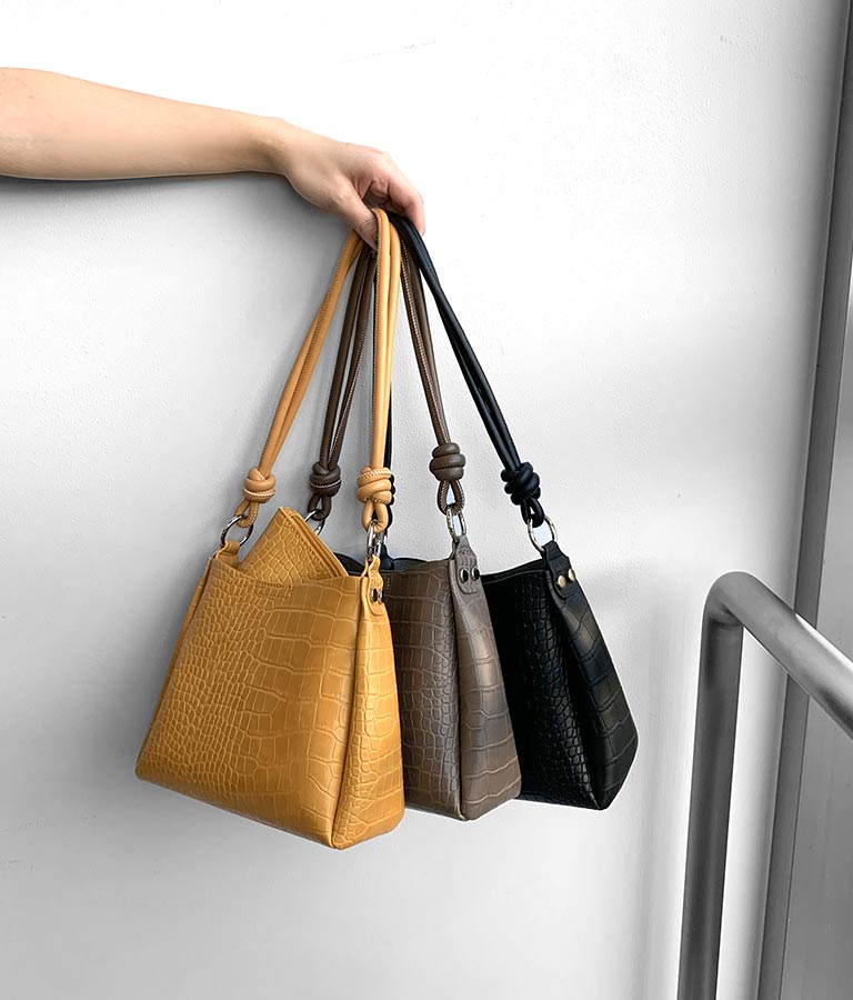 ポーチ付きクロコ風バッグ バッグ 鞄 小物 ハンドバッグ ショルダーバッグ Anap レディースファッション通販anapオンライン