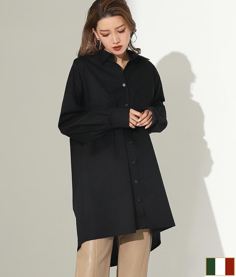 バックロングオーバーサイズシャツ Settimissimo レディースファッション通販anapオンライン