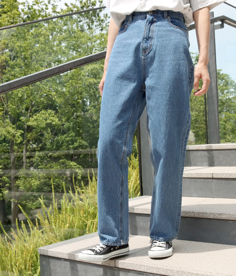 ハイウエストストレートデニムパンツ ボトムス パンツ ハイウエストデニムパンツ ロングパンツ Factor レディースファッション通販anapオンライン