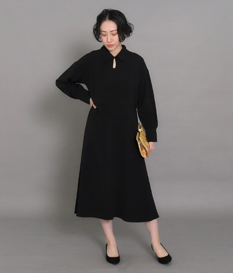 低身長向けサイズ ウエスト切替シャツワンピース ワンピース ドレス ミディアムワンピ Auli レディースファッション通販anapオンライン