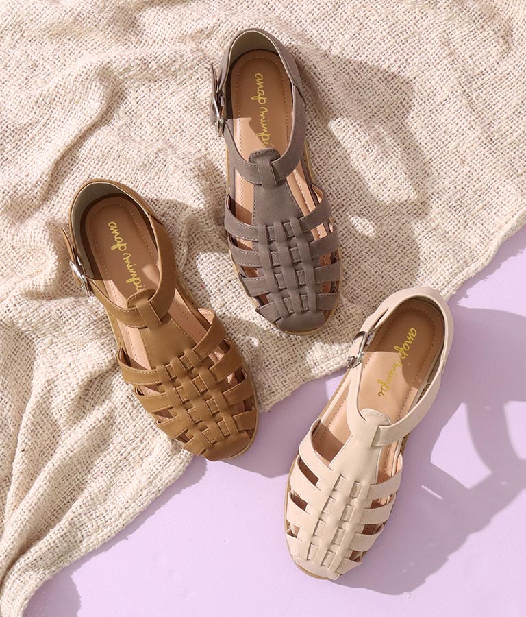 グルカ合皮サンダル シューズ 靴 サンダル Anap Mimpi レディースファッション通販anapオンライン