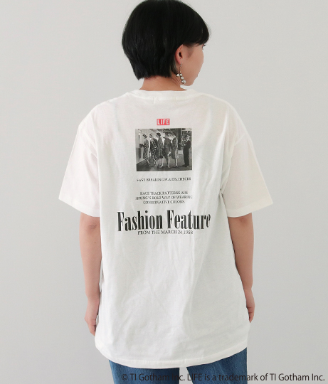LIFEプリントTシャツ(トップス/Tシャツ) | Factor= | レディース 
