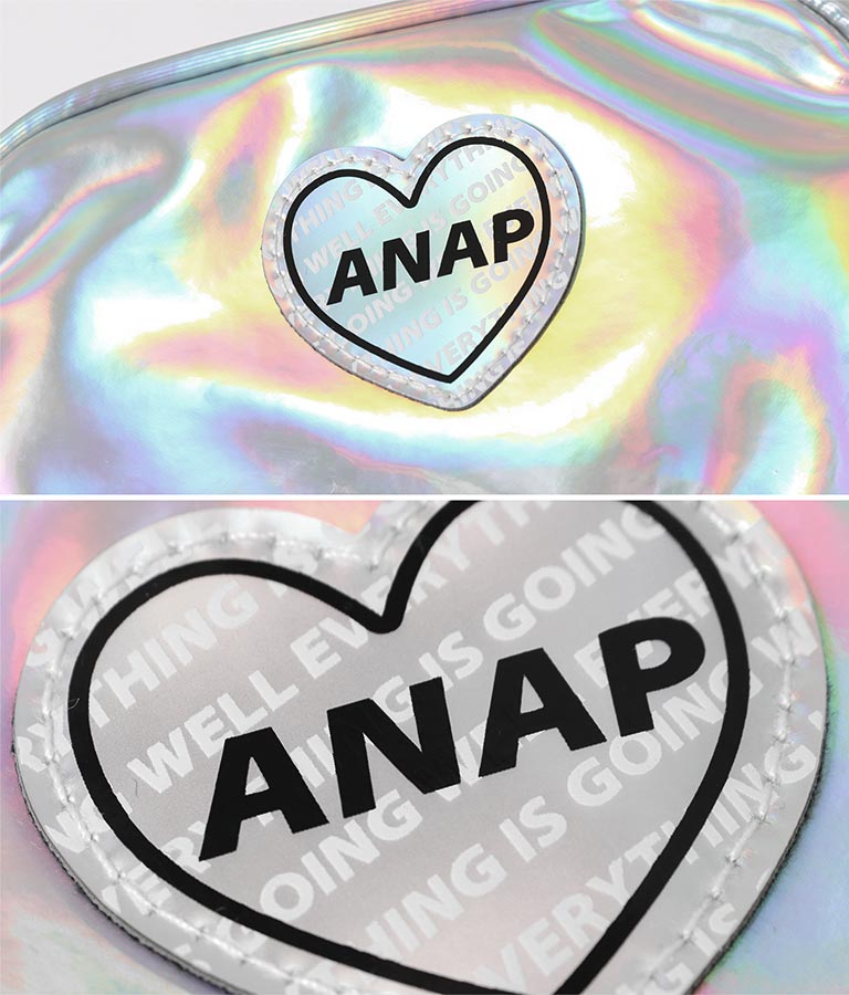 ハートワッペンオーロラバッグ バッグ 鞄 小物 ショルダーバッグ Anap Kids レディースファッション通販anapオンライン
