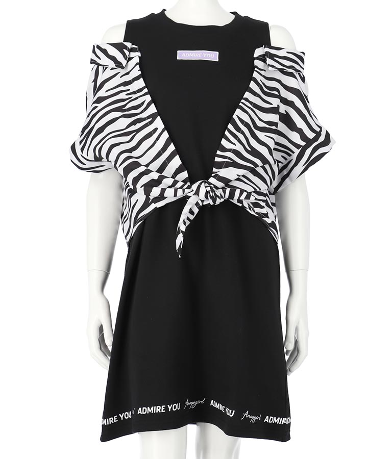 シャツレイヤード風ワンピース ワンピース ドレス ミディアムワンピ Anap Girl レディースファッション通販anapオンライン