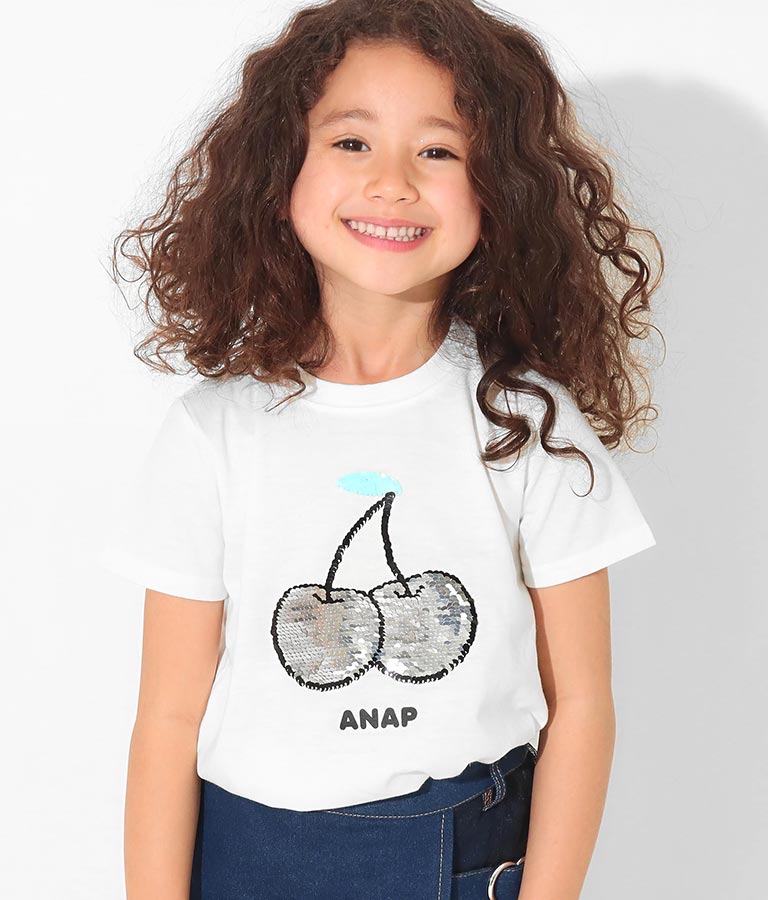 チェリースパンコールチュニック(トップス/Tシャツ・チュニック) | ANAP KIDS