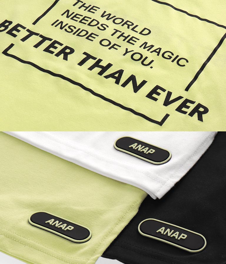 ホログラムロゴビックTシャツ(トップス/Tシャツ) | ANAP KIDS