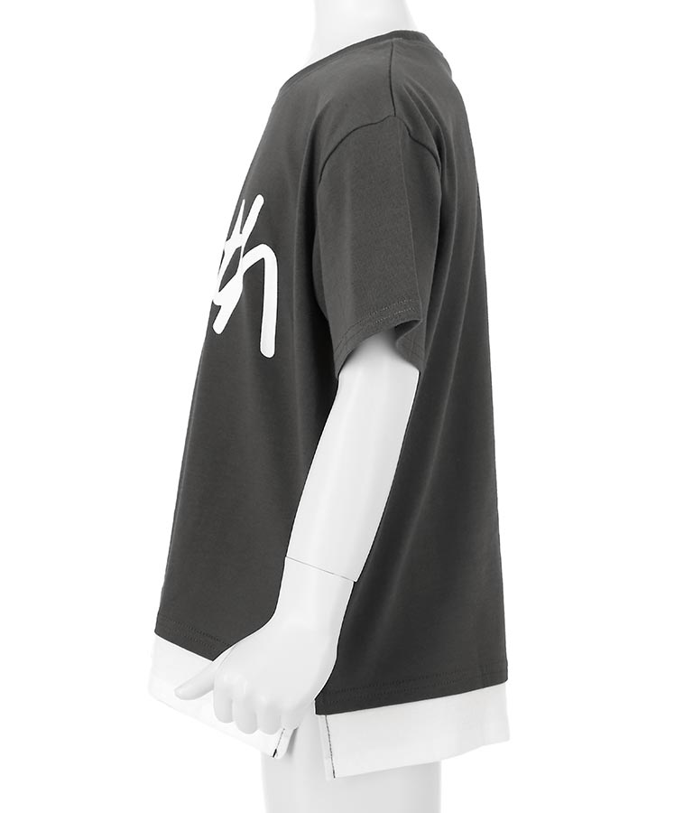 レイヤード風プリントTシャツ(トップス/Tシャツ) | ANAP KIDS