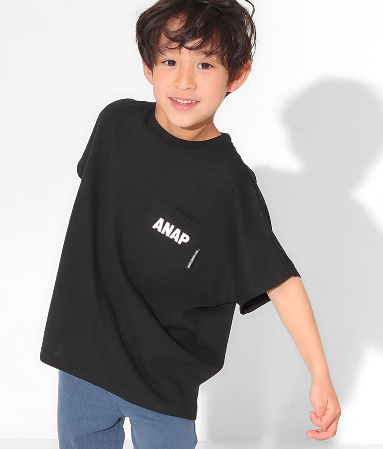吸水速乾ドルマンオーバーサイズＴシャツ(トップス/Tシャツ) | ANAP KIDS
