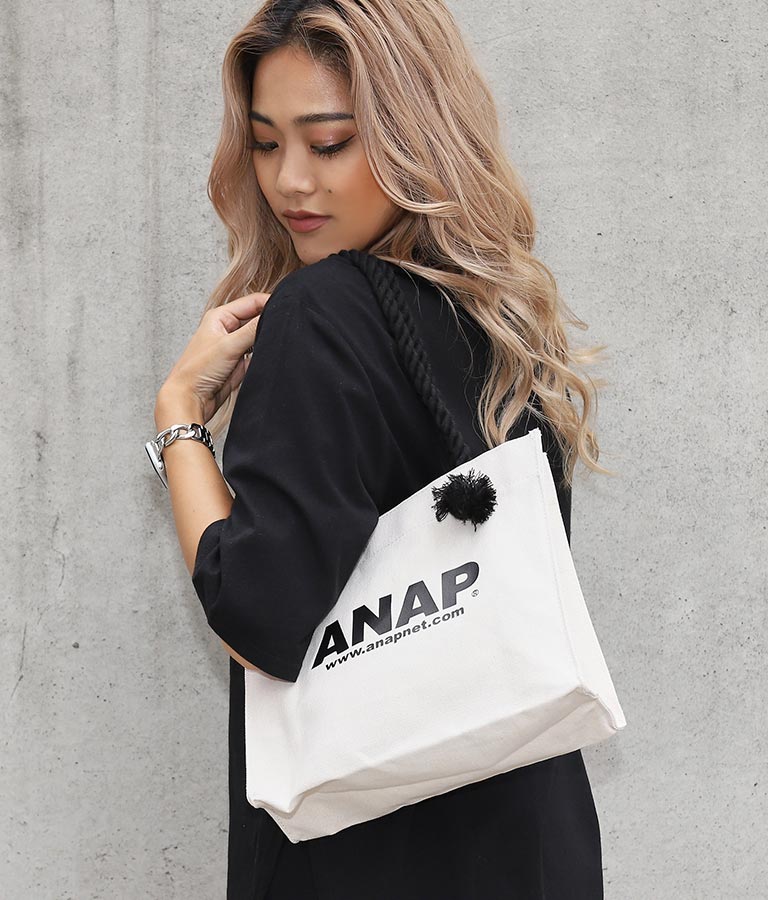 ANAPロゴキャンバスミニトートバッグ(バッグ・鞄・小物/トートバッグ) | ANAP