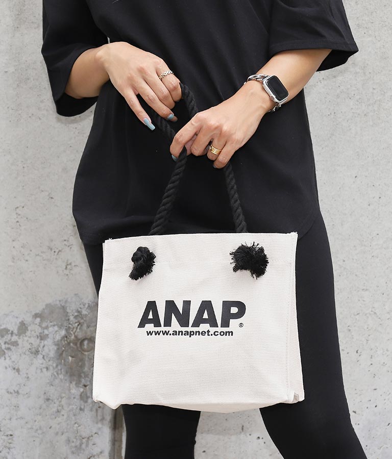 Anapロゴキャンバスミニトートバッグ バッグ 鞄 小物 トートバッグ Anap レディースファッション通販anapオンライン