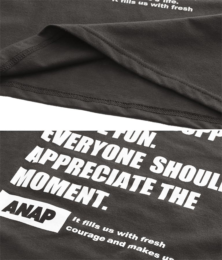 吸水速乾フォトプリントビッグＴシャツ(トップス/Tシャツ) | ANAP KIDS
