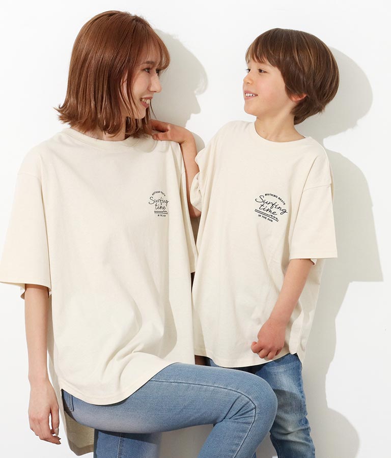 【KIDS】国旗刺繍ラウンドヘムビッグTシャツ(トップス/Tシャツ) | anap mimpi