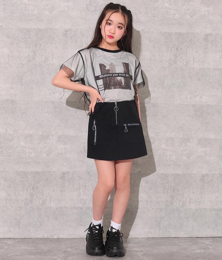 シティ転写チュール重ねトップス トップス Tシャツ Anap Girl レディースファッション通販anapオンライン